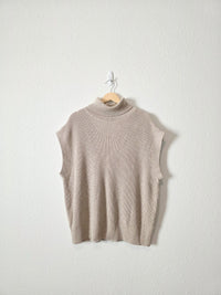 Oversized Turtleneck Sweater Top (M)