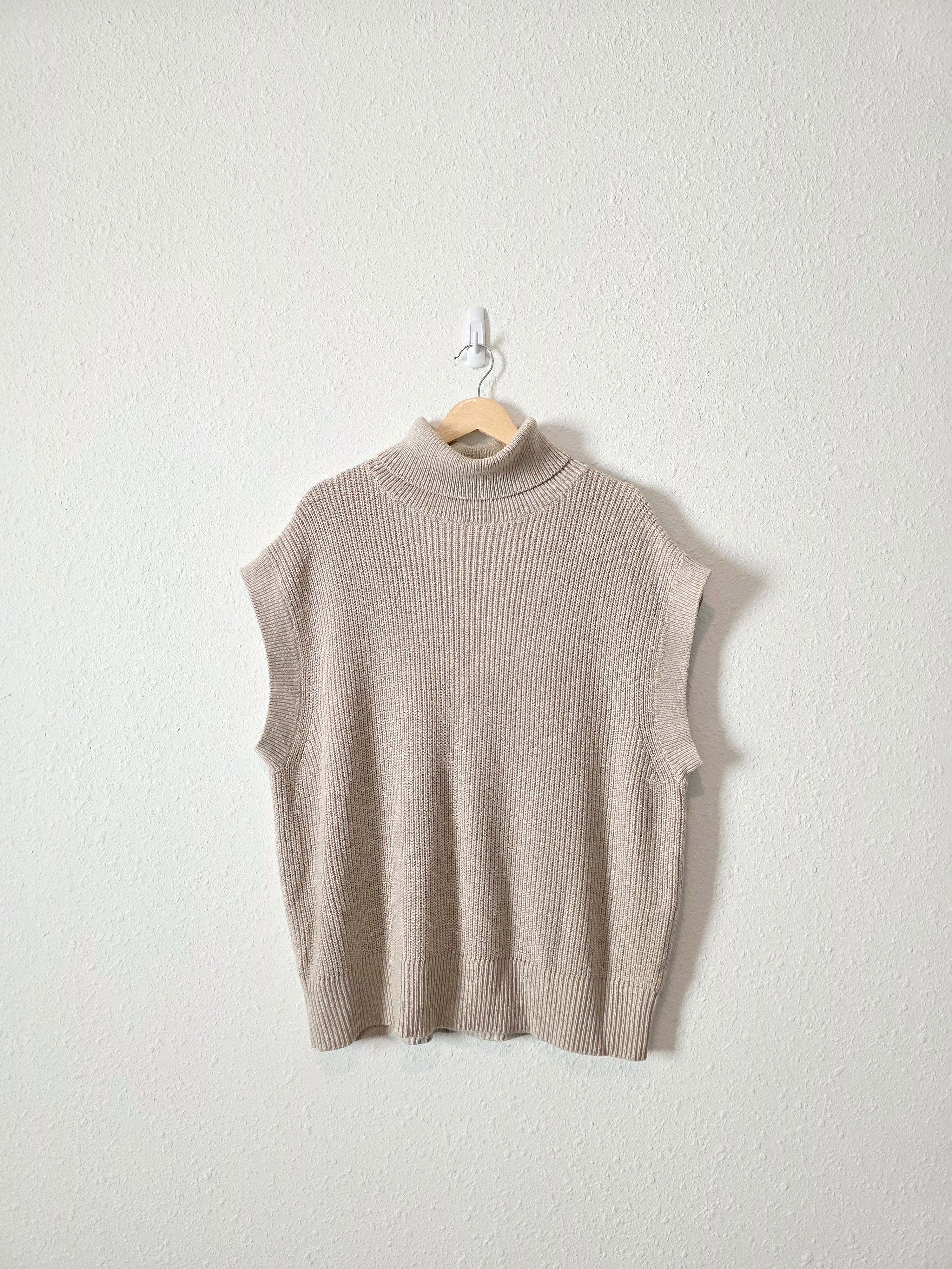 Oversized Turtleneck Sweater Top (M)