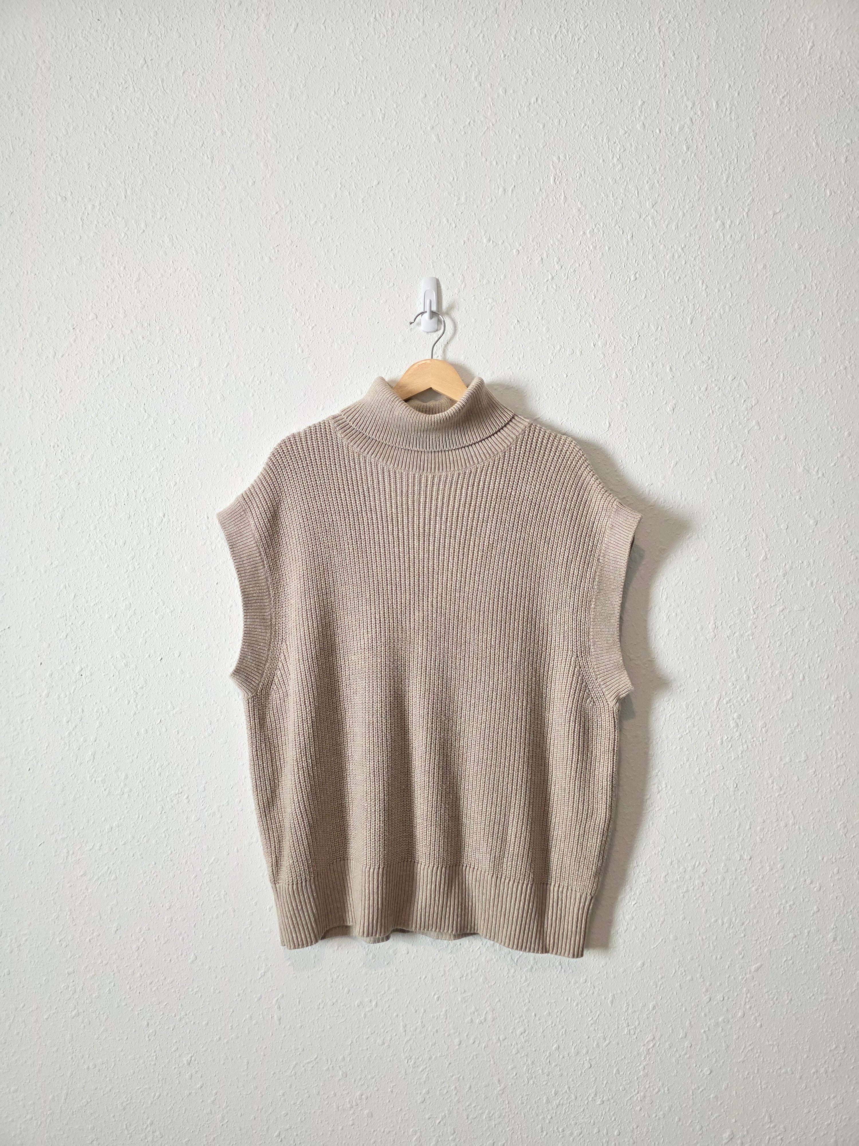 Oversized Turtleneck Sweater Top (M)