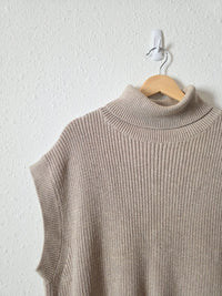 Oversized Turtleneck Sweater Top (M)