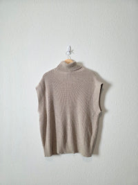 Oversized Turtleneck Sweater Top (M)