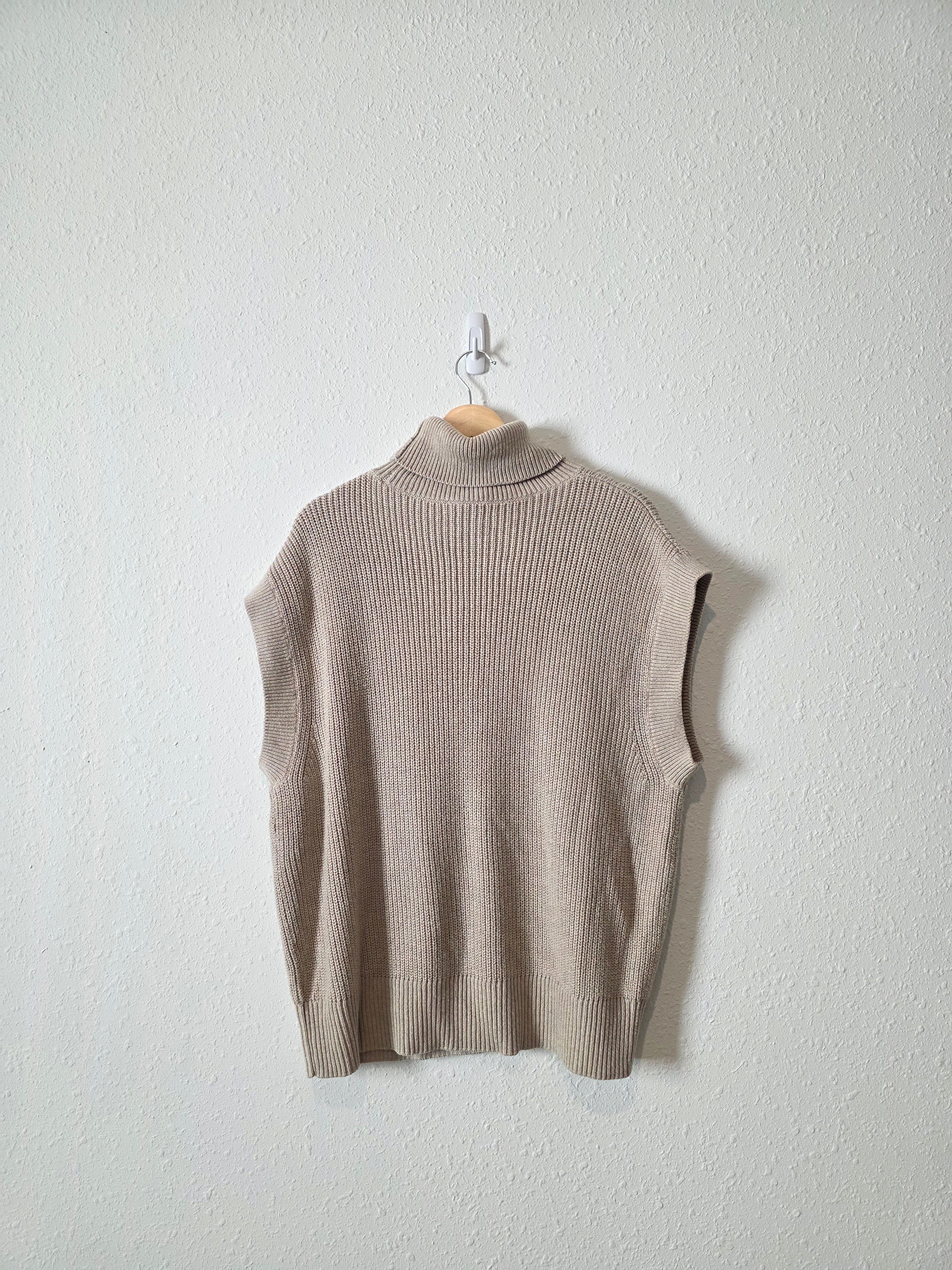 Oversized Turtleneck Sweater Top (M)