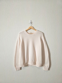 Vintage Cotton Crewneck Sweater (XL)