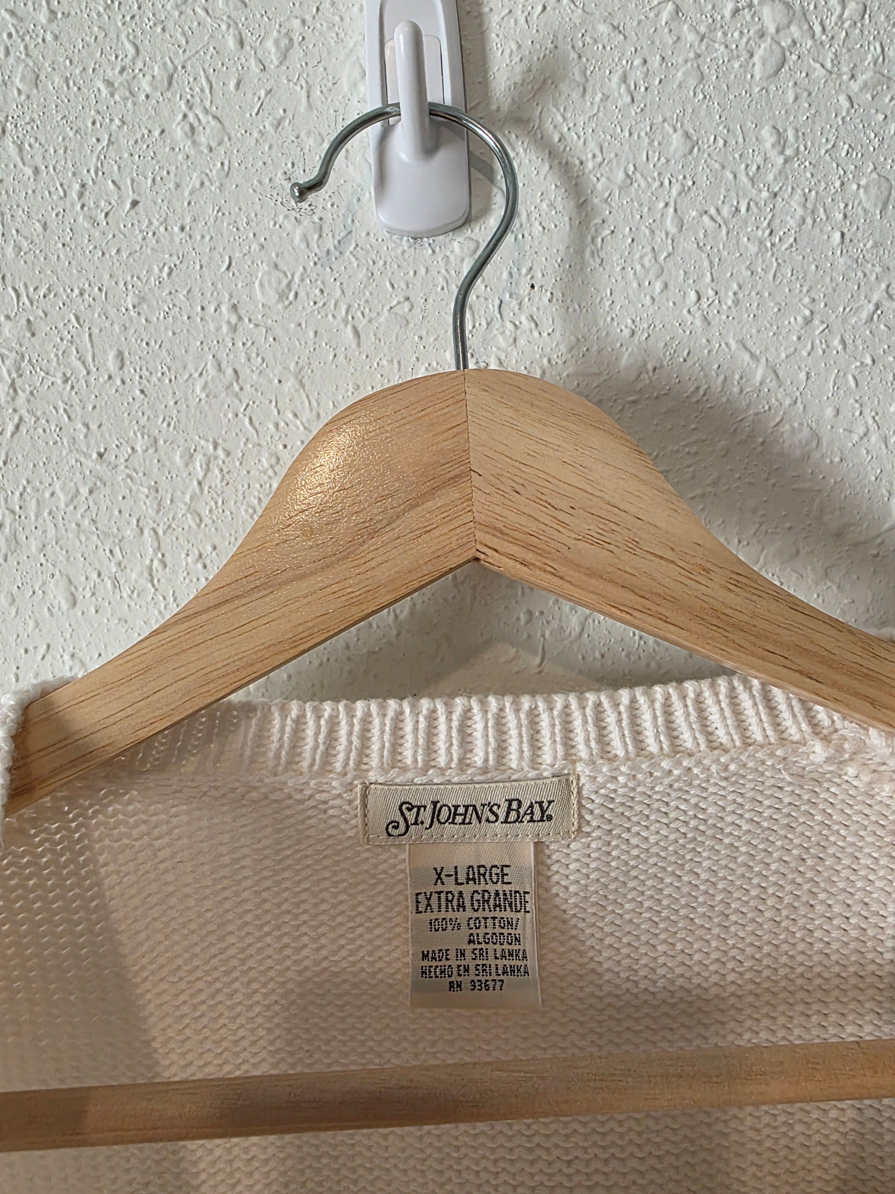 Vintage Cotton Crewneck Sweater (XL)