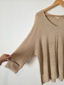 Neutral Textured Sweater (XL/1X)