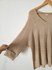 Neutral Textured Sweater (XL/1X)