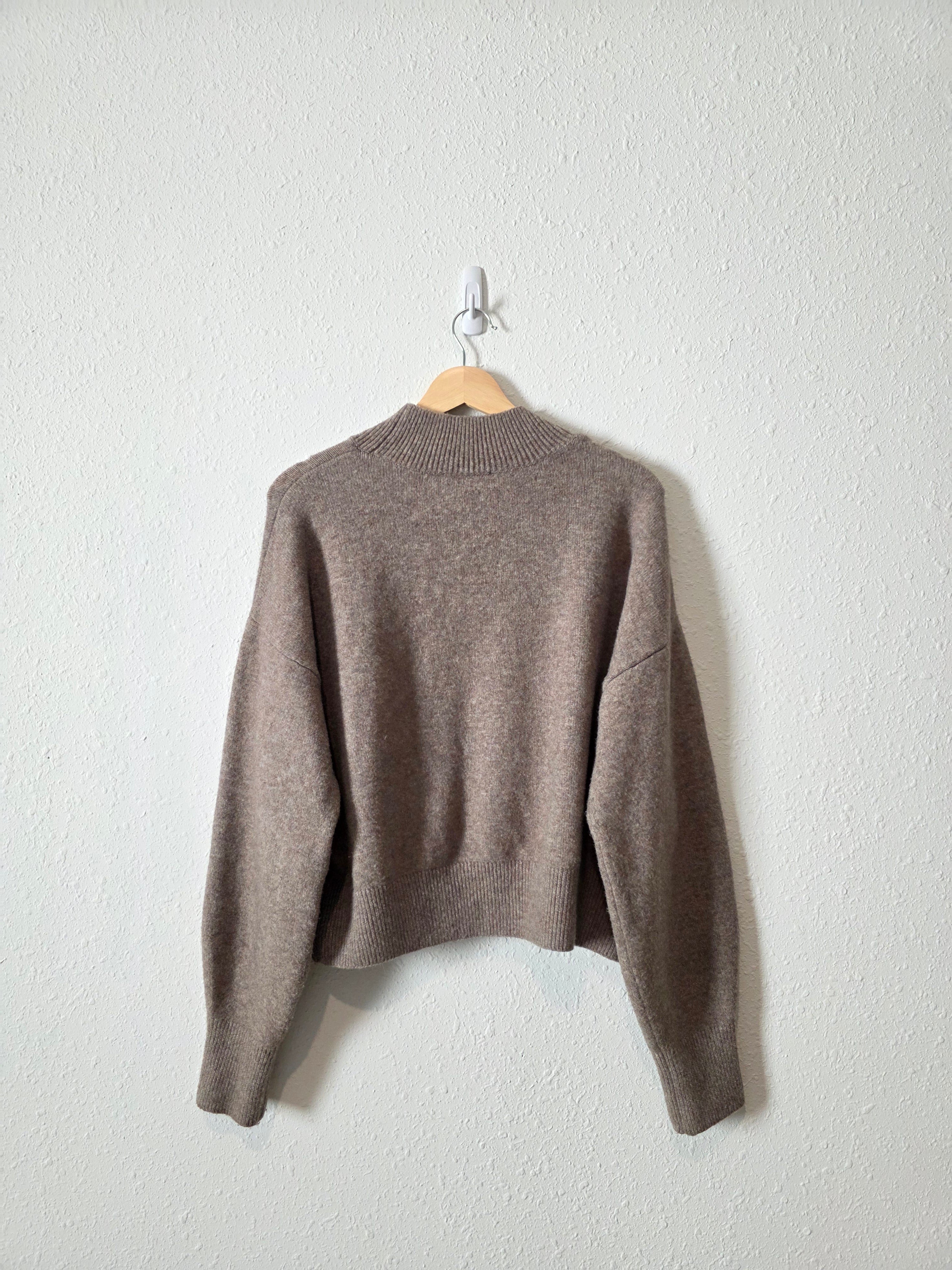& Other Stories Oversized Mockneck Sweater (M)