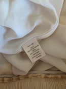 Cream Ruffle Maxi Skirt (L)