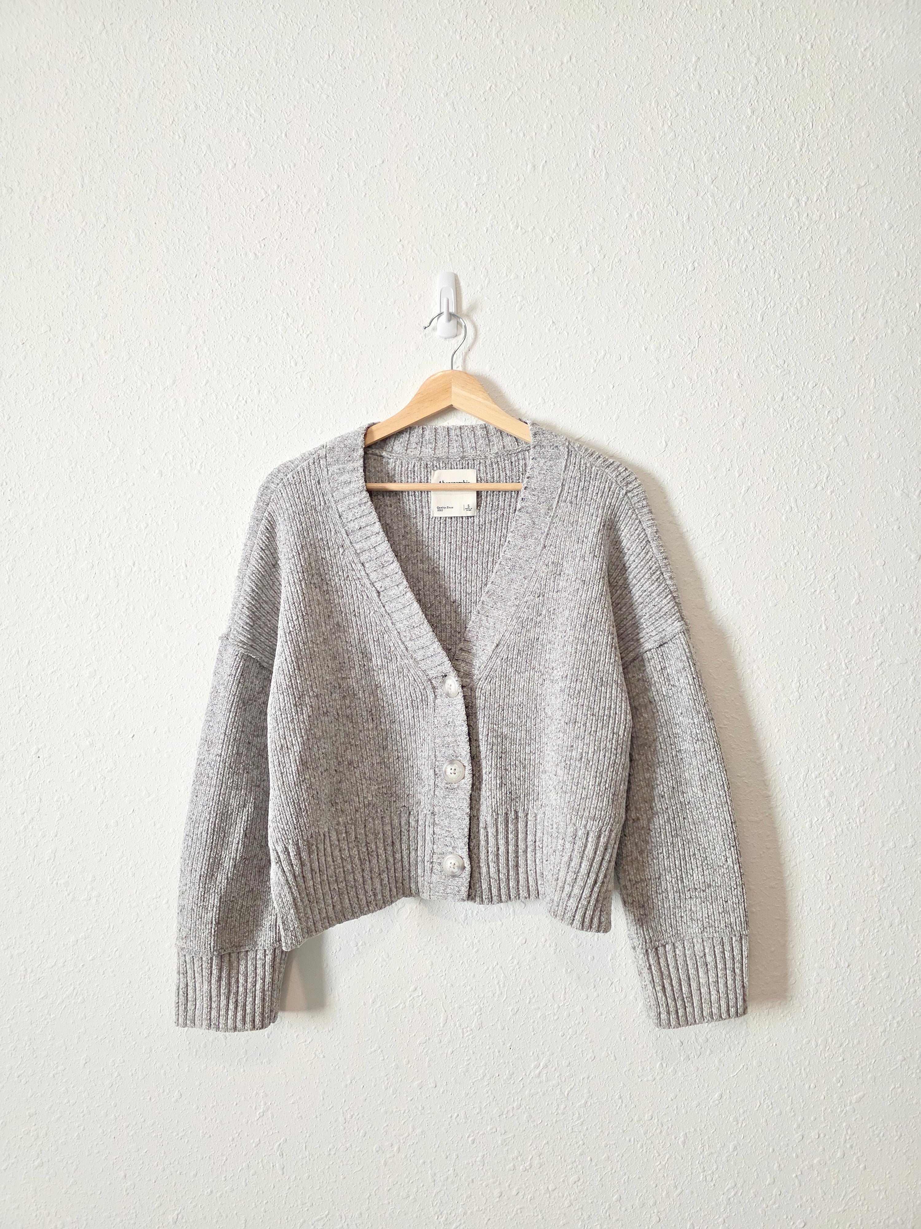 Abercrombie Chenille Knit Cardigan (S)