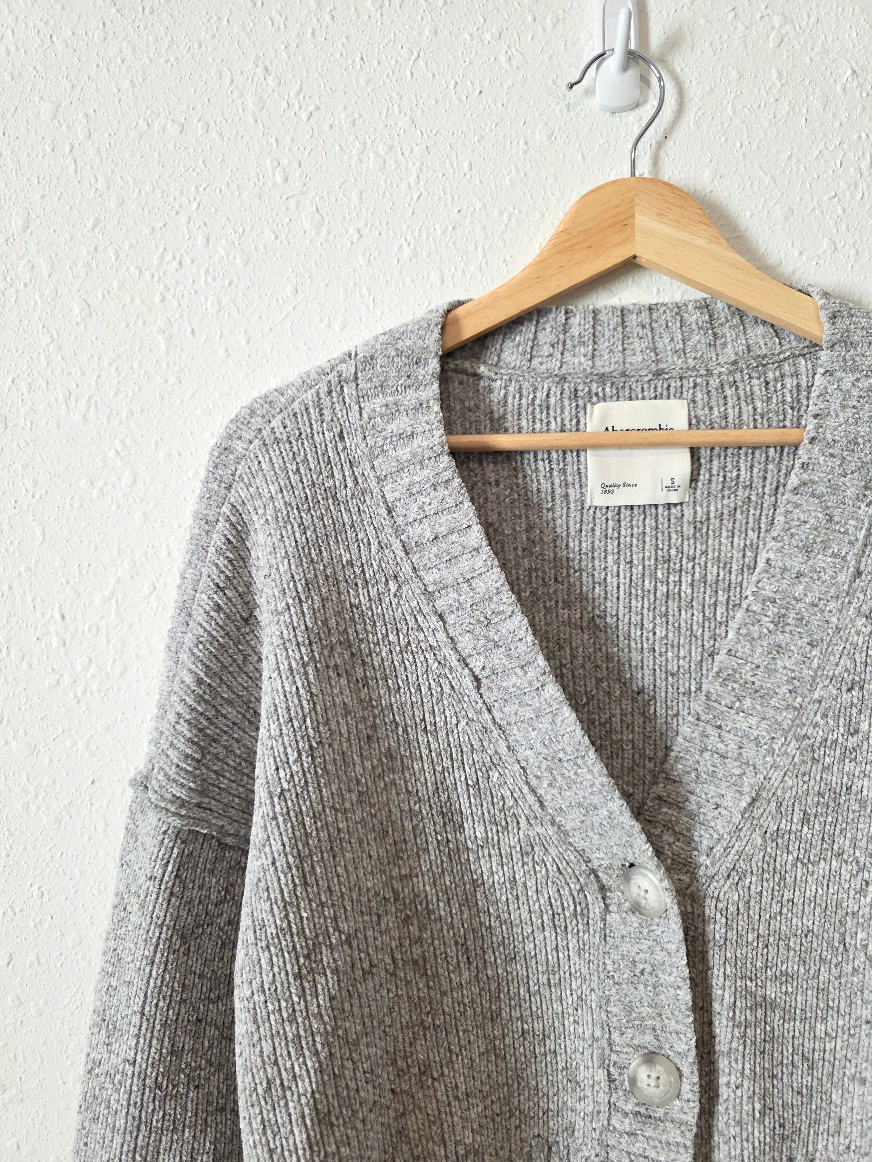 Abercrombie Chenille Knit Cardigan (S)