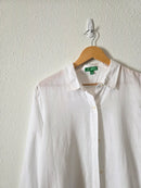 J.Crew Linen Cotton Button Up (L)