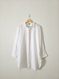J.Crew Linen Cotton Button Up (L)
