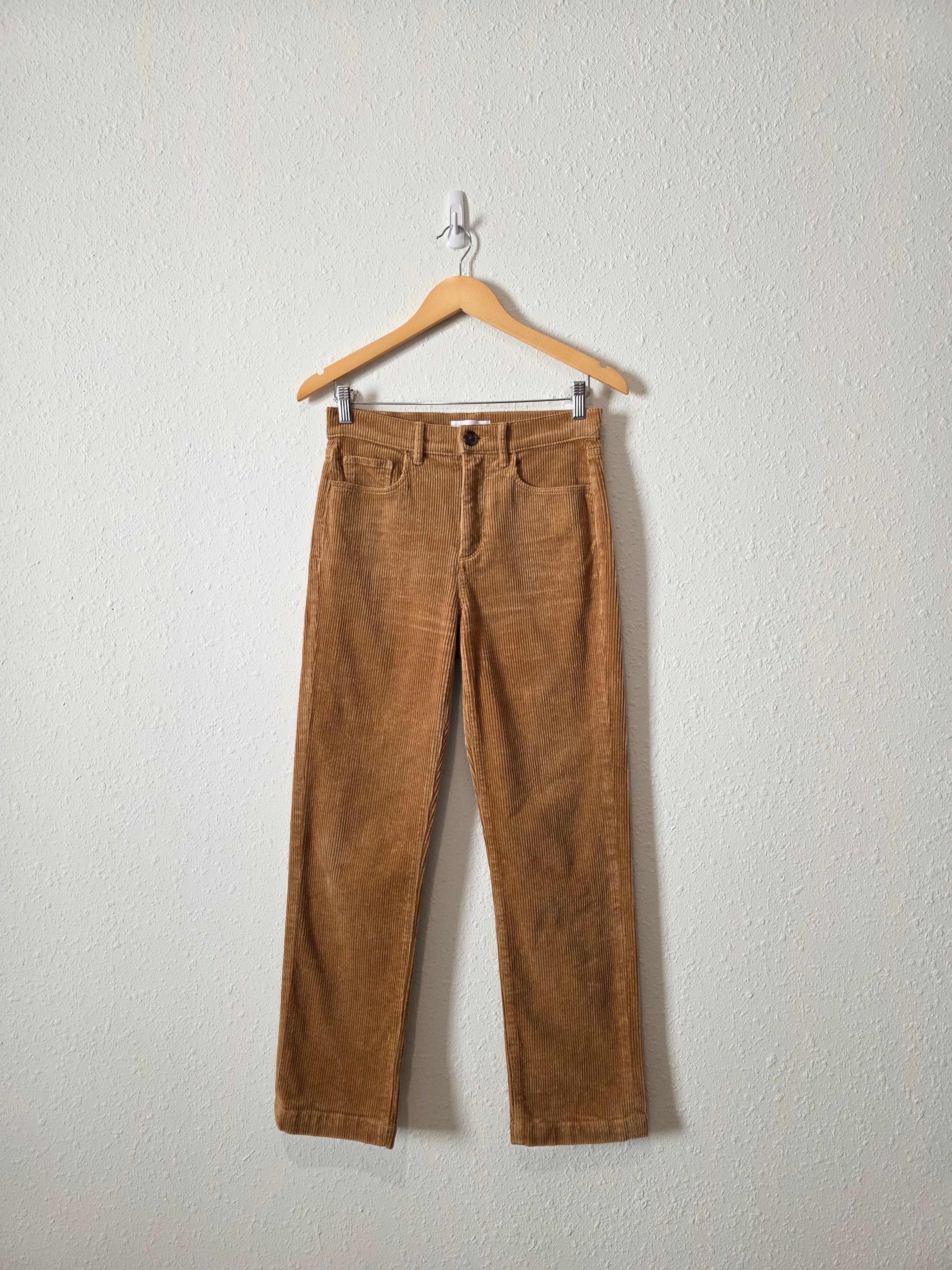 Loft Corduroy Straight Jeans (25/0)