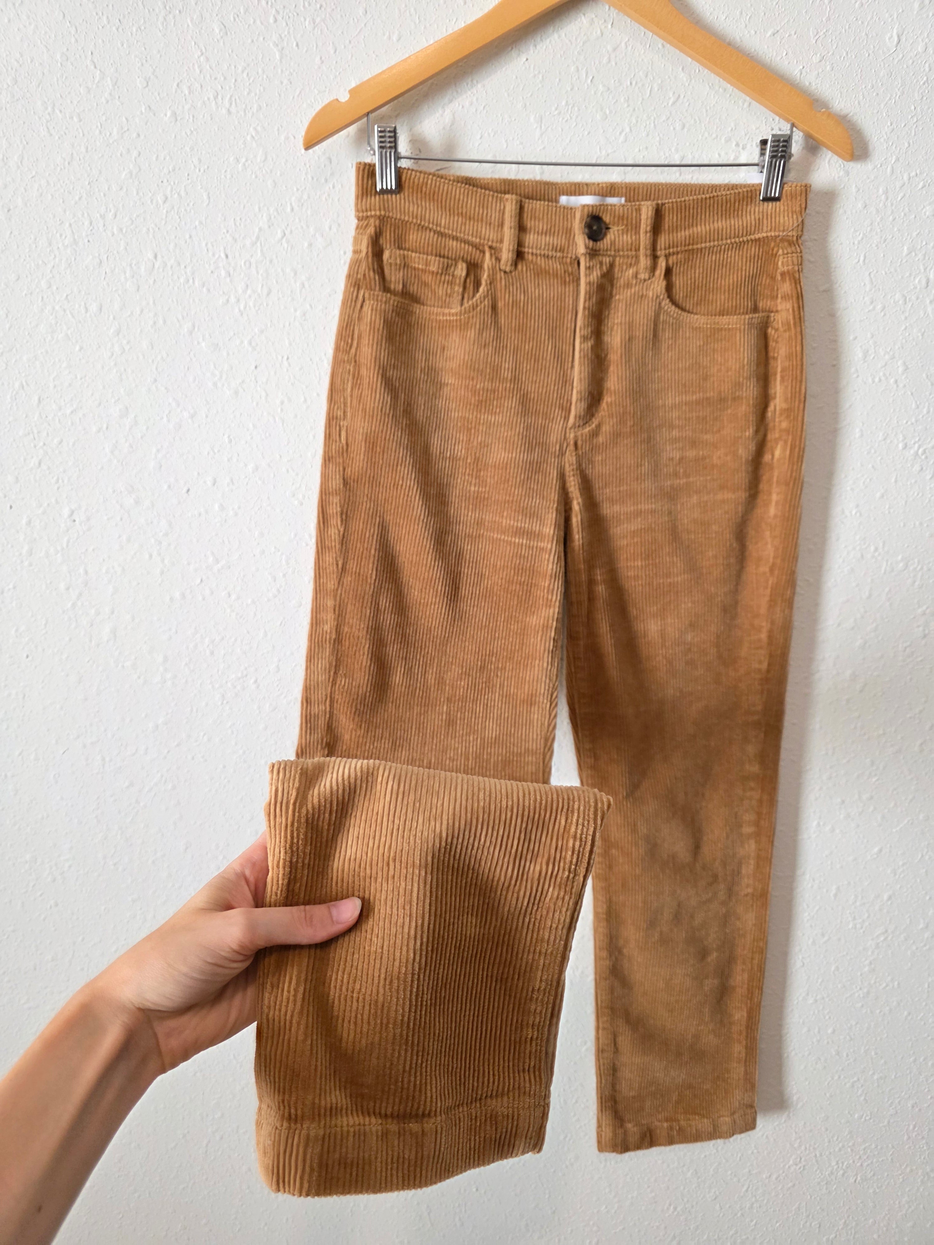 Loft Corduroy Straight Jeans (25/0)