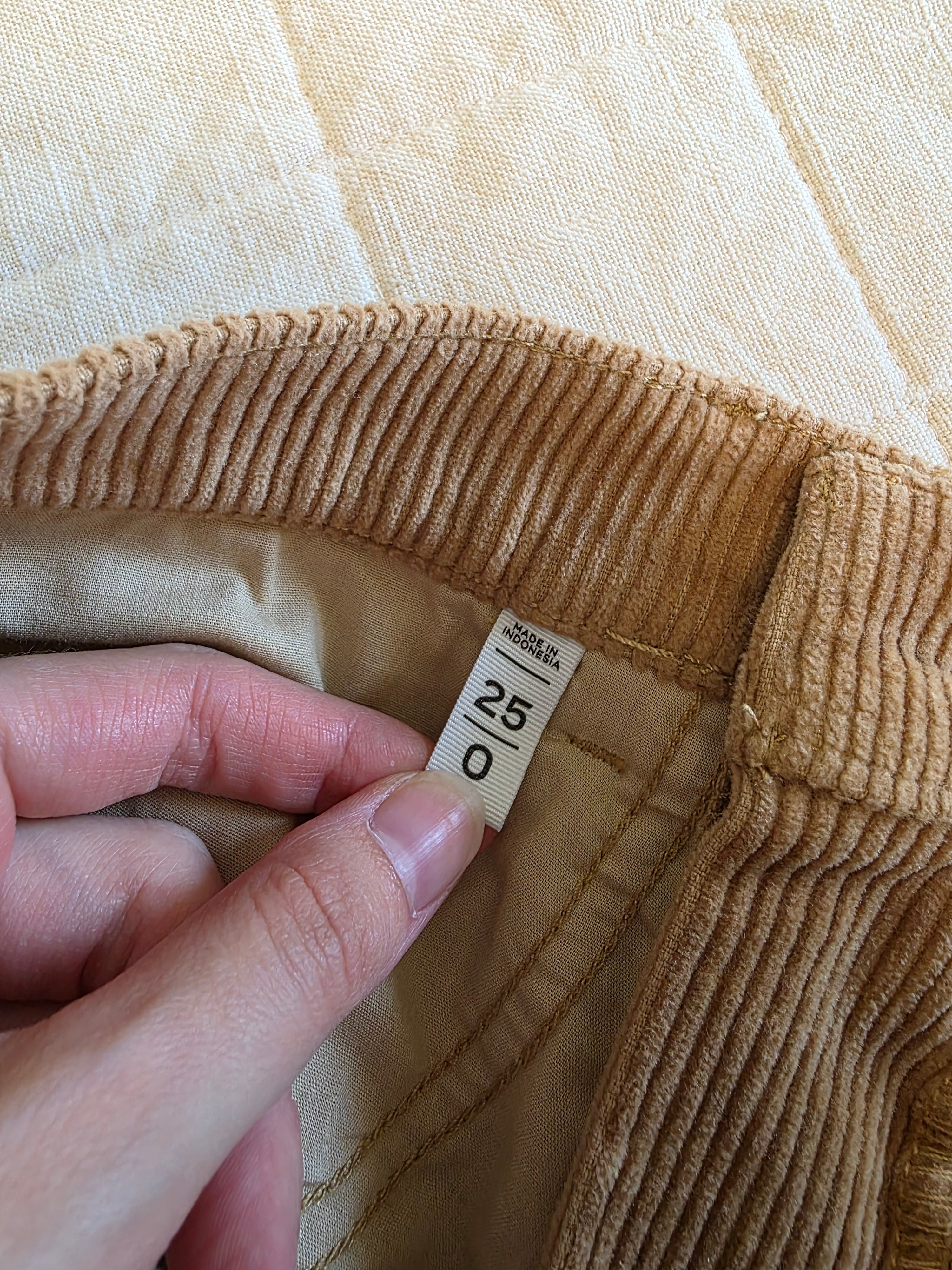 Loft Corduroy Straight Jeans (25/0)