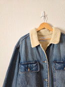 NEW Sherpa Lined Denim Jacket (4X)