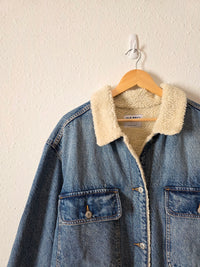 NEW Sherpa Lined Denim Jacket (4X)