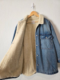 NEW Sherpa Lined Denim Jacket (4X)