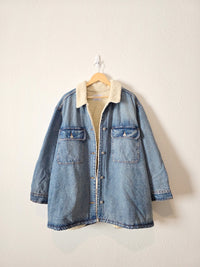 NEW Sherpa Lined Denim Jacket (4X)