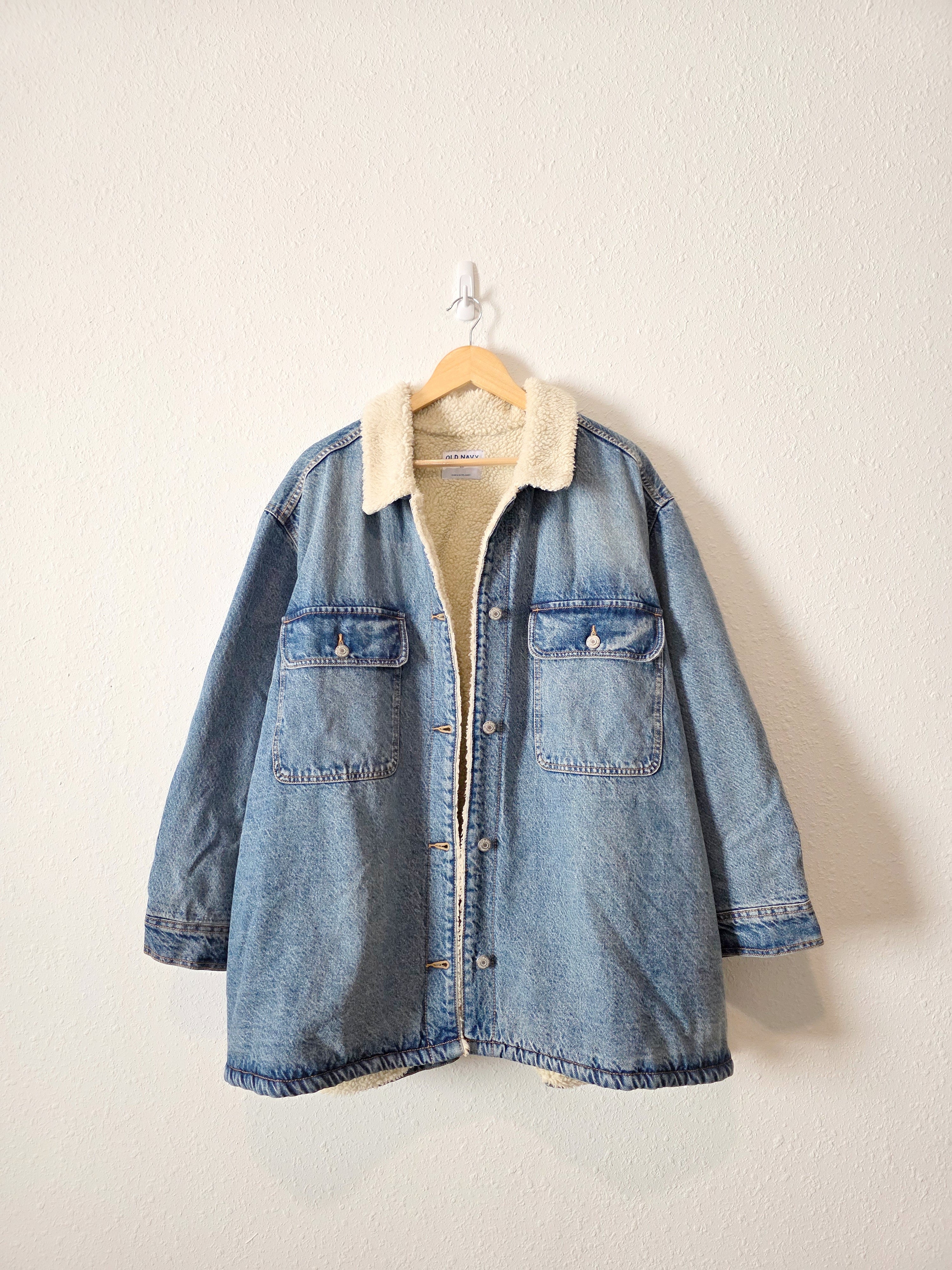 NEW Sherpa Lined Denim Jacket (4X)
