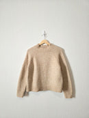 Banana Republic Fuzzy Mockneck Sweater (S)