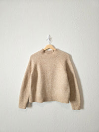Banana Republic Fuzzy Mockneck Sweater (S)