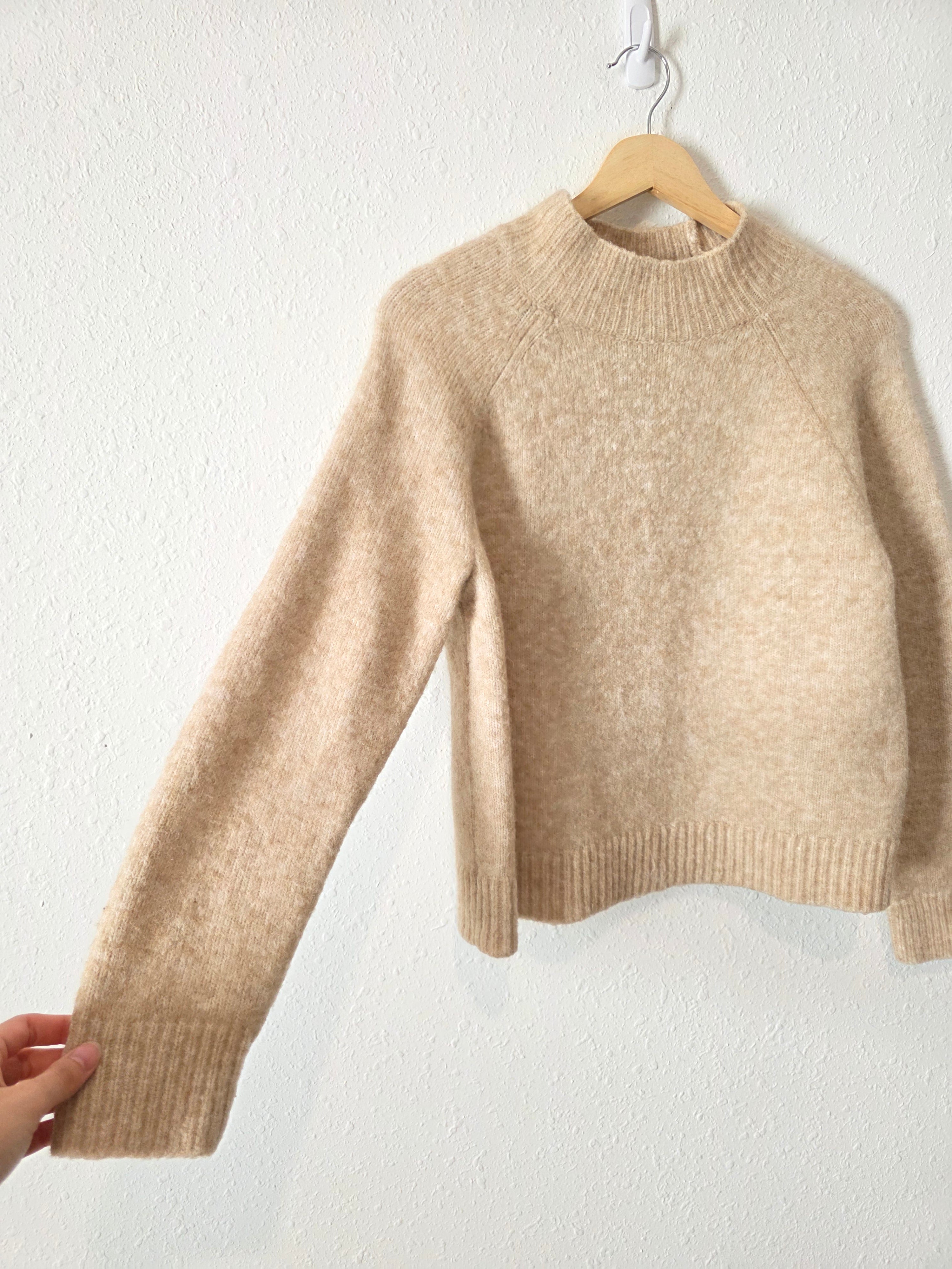 Banana Republic Fuzzy Mockneck Sweater (S)