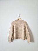 Banana Republic Fuzzy Mockneck Sweater (S)