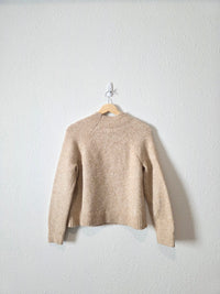 Banana Republic Fuzzy Mockneck Sweater (S)