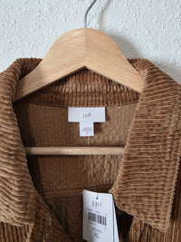 NEW Brown Cord Shirt Jacket (XL)