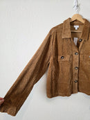NEW Brown Cord Shirt Jacket (XL)
