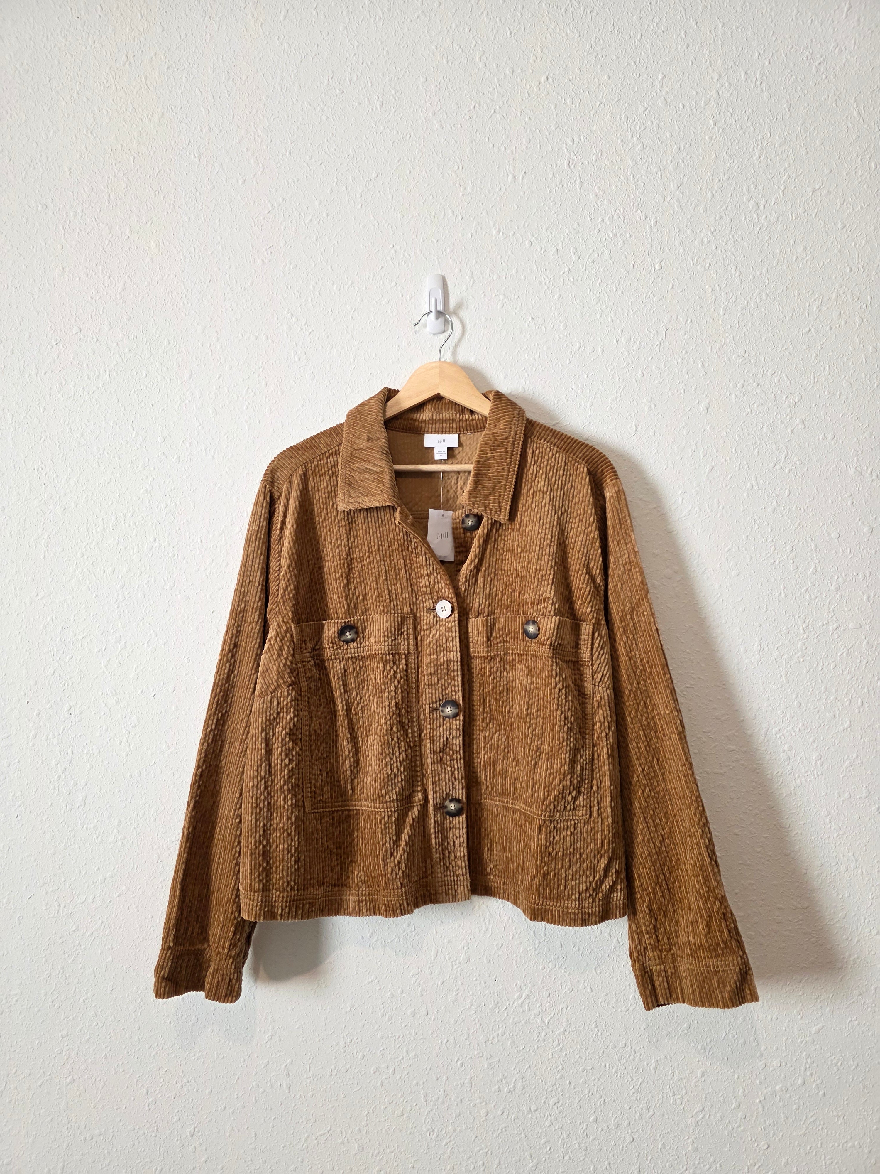 NEW Brown Cord Shirt Jacket (XL)