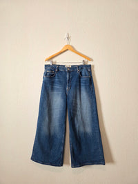 Boden Wide Leg Crop Jeans (32)