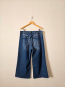 Boden Wide Leg Crop Jeans (32)