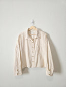 Cream Corduroy Button Up (XL)