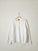 Banana Republic Cotton Henley Tee (L)