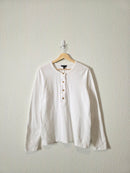 Banana Republic Cotton Henley Tee (L)