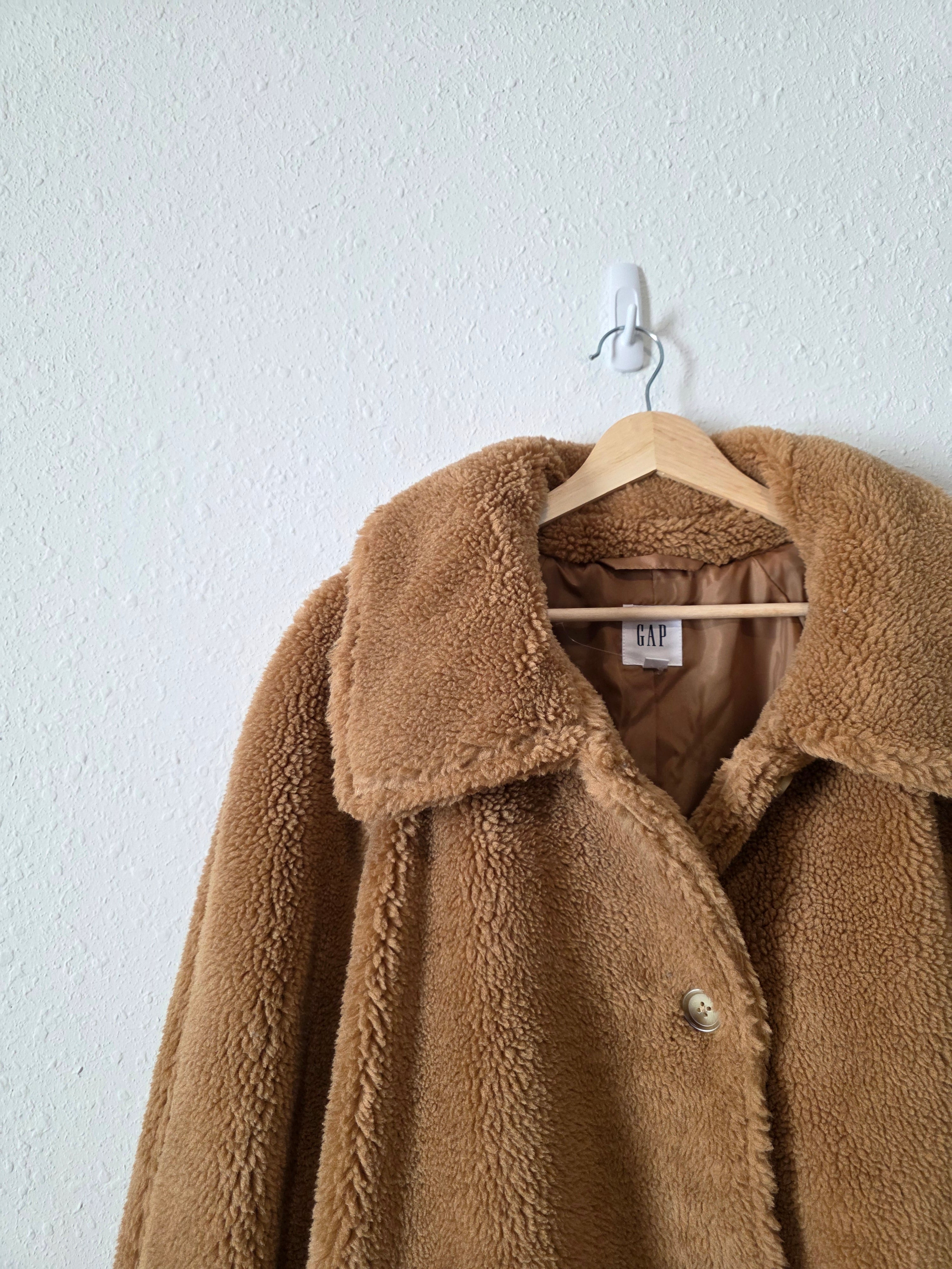 Gap Camel Sherpa Coat (XXL)