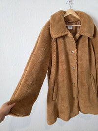 Gap Camel Sherpa Coat (XXL)