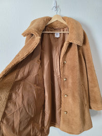 Gap Camel Sherpa Coat (XXL)
