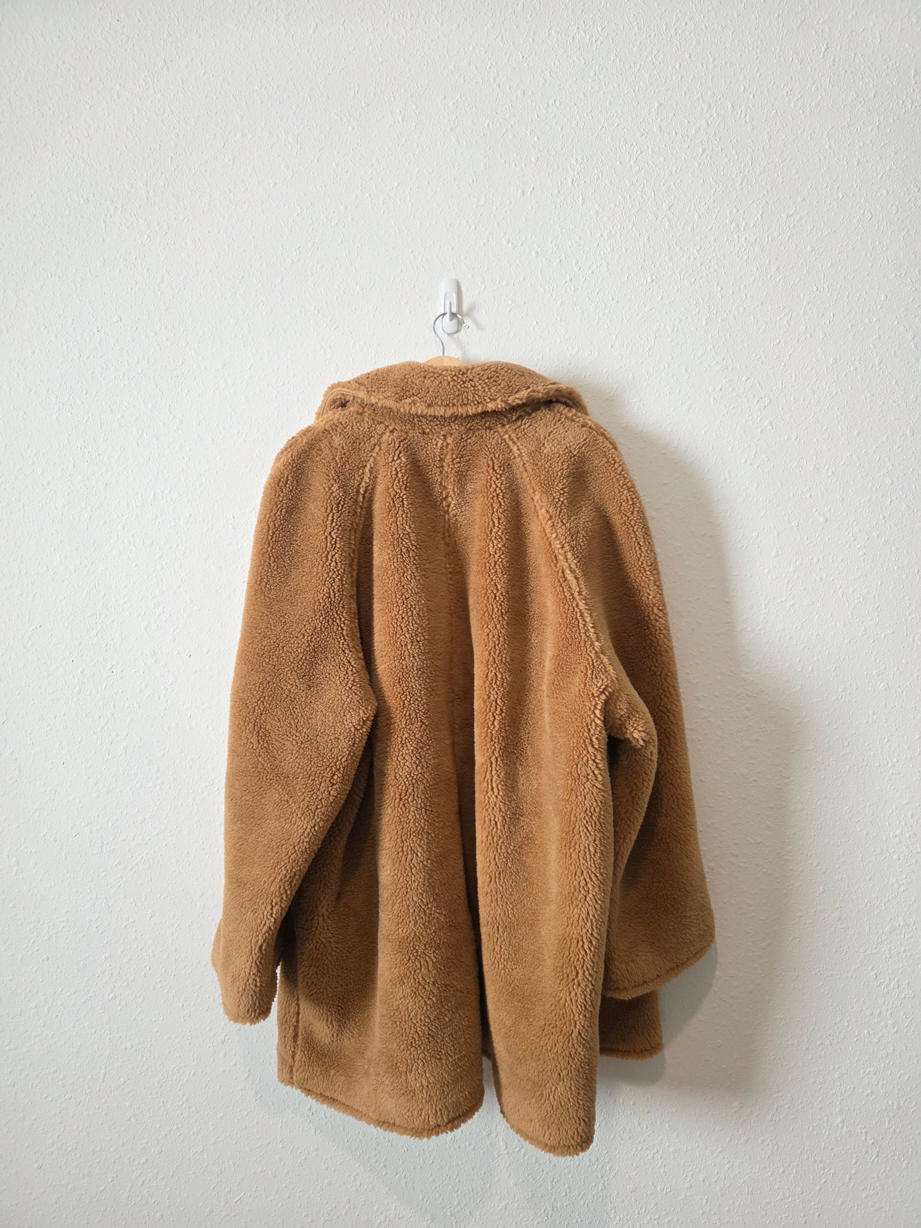 Gap Camel Sherpa Coat (XXL)