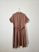 Evereve Cotton Gauze Midi Dress (L)
