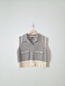 Miou Muse Striped Sweater Vest (M)