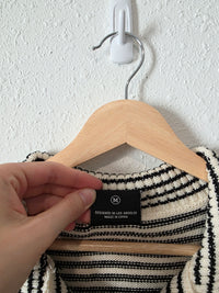 Miou Muse Striped Sweater Vest (M)
