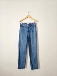 Madewell Perfect Vintage Straight Jeans (27 tall)
