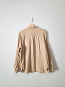 J.Crew Oversized Gauze Button Up (XL)