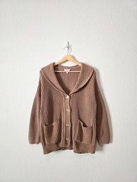 Haven Chunky Cardigan Sweater (S)
