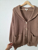 Haven Chunky Cardigan Sweater (S)