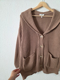 Haven Chunky Cardigan Sweater (S)