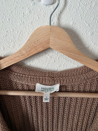Haven Chunky Cardigan Sweater (S)